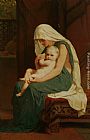 Frederick Goodall Canvas Paintings - Mother and Child